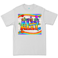 Dove Grey Always An Ally Pride LGBTQ+ Tumbler Premium Tee - BundleAndBundleShop