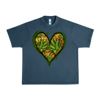 Midnight Navy pineapple heart Urban Heavy Tee - Jasminsmagicworld