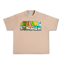 Burro Hello Summer Urban Heavy Tee - CowhideDigitalArt