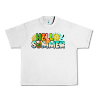 Lunar Rock Hello Summer Urban Heavy Tee - CowhideDigitalArt