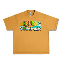 Peanut Butter Hello Summer Urban Heavy Tee - CowhideDigitalArt