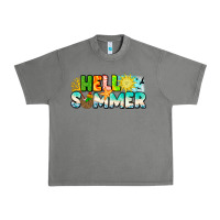 Tornado Hello Summer Urban Heavy Tee - CowhideDigitalArt