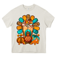 Cream Thanksgiving Cold Drink Frappe Heavy Core Tee - FaDigitalArtStudio