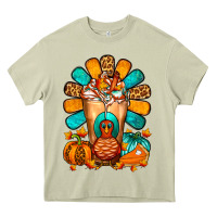 Mossy Thanksgiving Cold Drink Frappe Heavy Core Tee - FaDigitalArtStudio