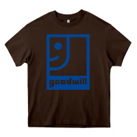 Chocolate Brown Goodwill Heavy Core Tee - maiPhamDesign