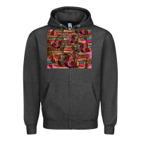 Charcoal Heather valentines day violin and cowboy boots country music Zipper Hoodie - Jasminsmagicworld