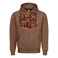 Chestnut valentines day violin and cowboy boots country music Zipper Hoodie - Jasminsmagicworld