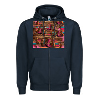Navy valentines day violin and cowboy boots country music Zipper Hoodie - Jasminsmagicworld
