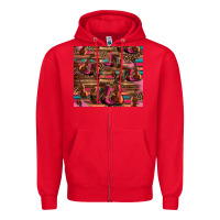 Red valentines day violin and cowboy boots country music Zipper Hoodie - Jasminsmagicworld
