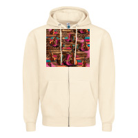 Sandshell valentines day violin and cowboy boots country music Zipper Hoodie - Jasminsmagicworld