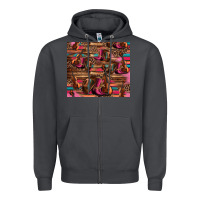 Smoke valentines day violin and cowboy boots country music Zipper Hoodie - Jasminsmagicworld