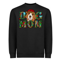 Black Christmas dog mom beagle Heavyweight Sweatshirt - RanaPortraitStore