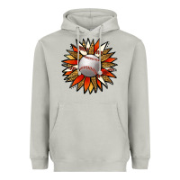 Moon Dust Baseball Sunflower Heavyweight Hoodie - Jasminsmagicworld