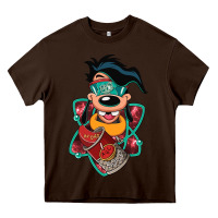 Chocolate Brown animal the goofy movie cartoon Heavy Core Tee - maiPhamDesign