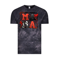 Cloud Black Wrestling mama red and black Vintage Tee - LillyAllenDesigns