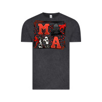 Vintage Black Wrestling mama red and black Vintage Tee - LillyAllenDesigns