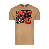 Wrestling Mama Red And Black Vintage Tee | Teevron