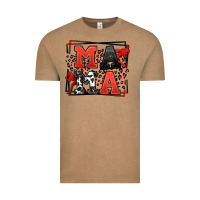 Vintage Coffee Wrestling mama red and black Vintage Tee - LillyAllenDesigns