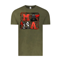 Vintage Olive Wrestling mama red and black Vintage Tee - LillyAllenDesigns
