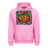 Fuchsia Pink leopard pumpkin with serape background Urban Hoodie - RanaPortraitStore