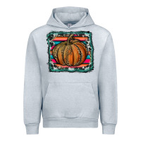Heather Grey leopard pumpkin with serape background Urban Hoodie - RanaPortraitStore