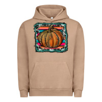 Pigment Burro leopard pumpkin with serape background Urban Hoodie - RanaPortraitStore