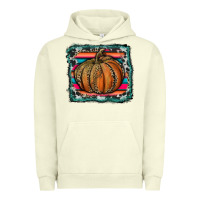 Pigment Pistachio leopard pumpkin with serape background Urban Hoodie - RanaPortraitStore