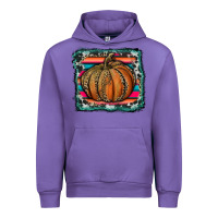 Tulip leopard pumpkin with serape background Urban Hoodie - RanaPortraitStore