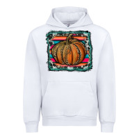 White leopard pumpkin with serape background Urban Hoodie - RanaPortraitStore