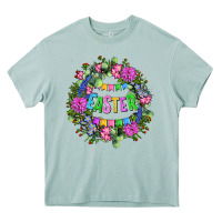 Arona Easter Day Flower Easter Heavy Core Tee - OliviaCreatesArt