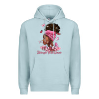 Blue Mist stronger than cancer Premium Hoodie - BarkalooDesign