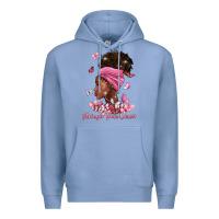 Colony Blue stronger than cancer Premium Hoodie - BarkalooDesign