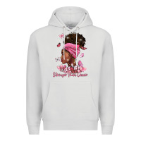 Dove Grey stronger than cancer Premium Hoodie - BarkalooDesign