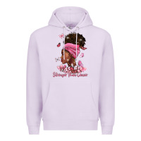 Lilac stronger than cancer Premium Hoodie - BarkalooDesign