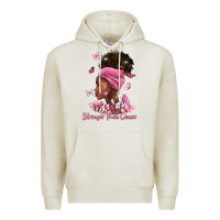 Oatmeal Heather stronger than cancer Premium Hoodie - BarkalooDesign