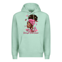 Seafoam stronger than cancer Premium Hoodie - BarkalooDesign