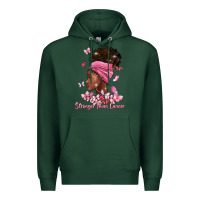 Sports Green stronger than cancer Premium Hoodie - BarkalooDesign