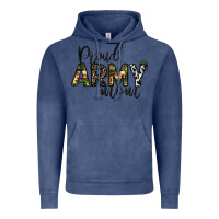 Vintage Denim proud Army mom Vintage Hoodie - CowhideDigitalArt