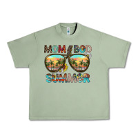 Oil Green Mom Bad Summer Urban Heavy Tee - CowhideDigitalArt