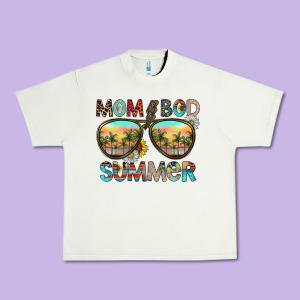 Mom Bad Summer Urban Heavy Tee Designed By Cowhidedigitalart