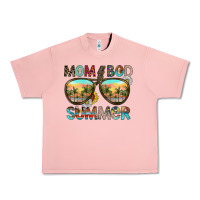 Salmon Mom Bad Summer Urban Heavy Tee - CowhideDigitalArt