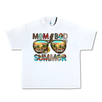 White Mom Bad Summer Urban Heavy Tee - CowhideDigitalArt