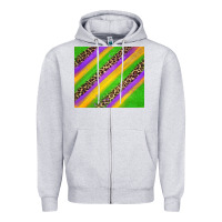 Heather Grey mardi gras carnival Zipper Hoodie - Jasminsmagicworld