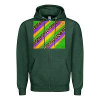 Sports Green mardi gras carnival Zipper Hoodie - Jasminsmagicworld