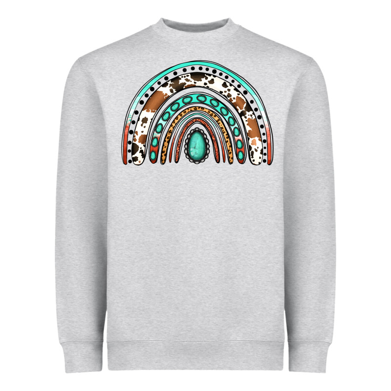 Western Rainbow Heavyweight Sweatshirt by Jasminsmagicworld | Teevron