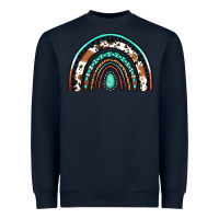 Navy Western Rainbow Heavyweight Sweatshirt - Jasminsmagicworld