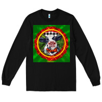 Black christmas baby holstein face Long Sleeve Tee - LillyAllenDesigns