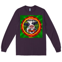 Plum christmas baby holstein face Long Sleeve Tee - LillyAllenDesigns