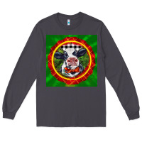 Smoke christmas baby holstein face Long Sleeve Tee - LillyAllenDesigns