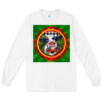 White christmas baby holstein face Long Sleeve Tee - LillyAllenDesigns